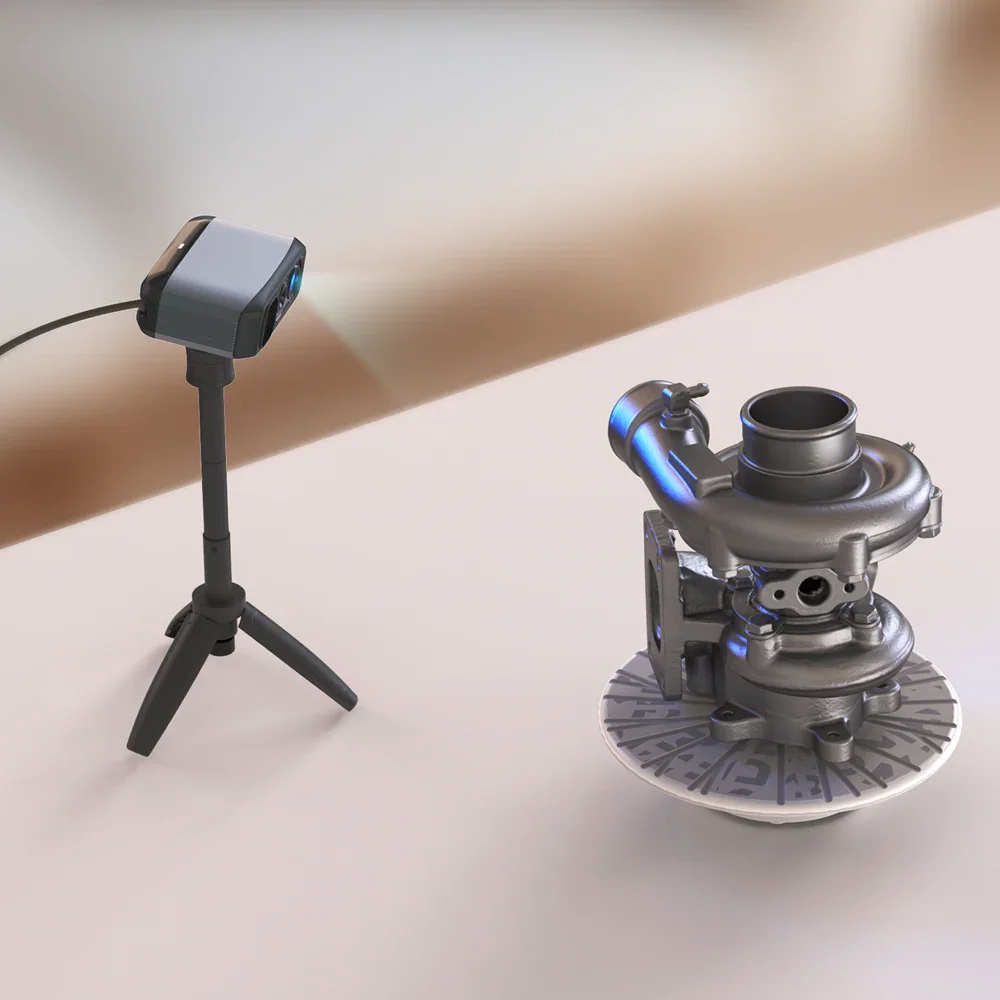 El Tipi Mavi Işıklı 0.03mm Yük - Handheld 3D Scanner High Precision incelemesi ve fiyatı