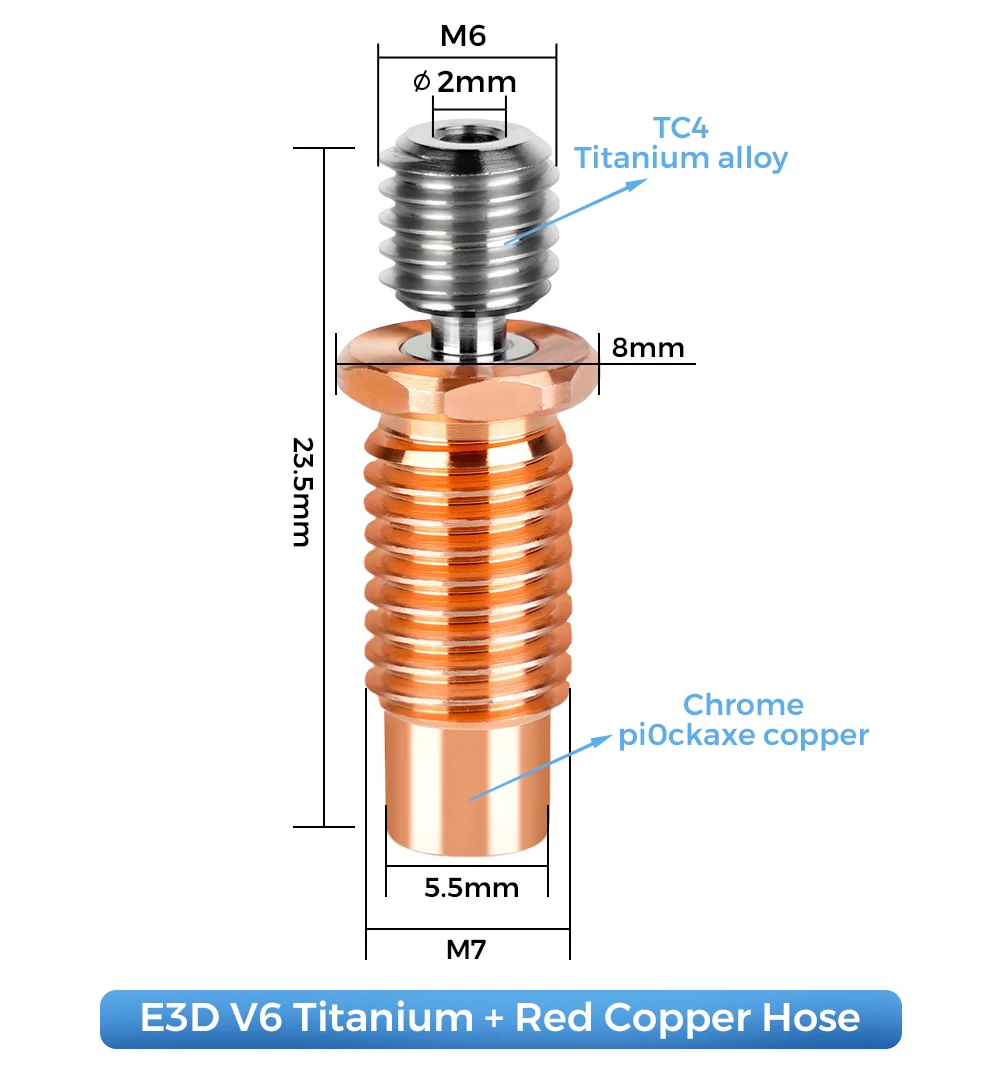 Yüksek Kaliteli E3D V6 Boğaz V - Direct Drive Extruder incelemesi ve fiyatı