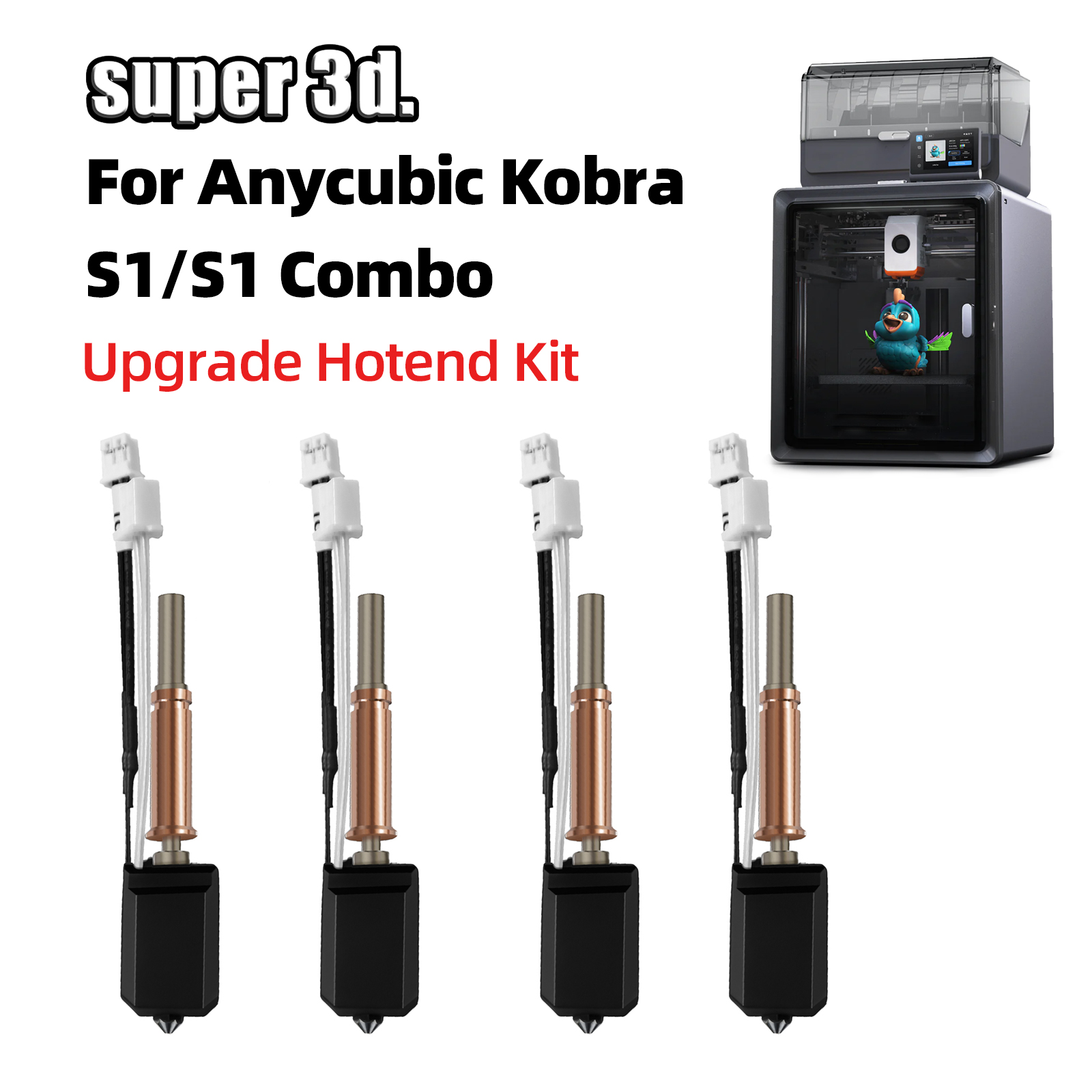 Anycubic Kobra S1 Hotend Kobra - Hotend 0.4Mm incelemesi ve fiyatı