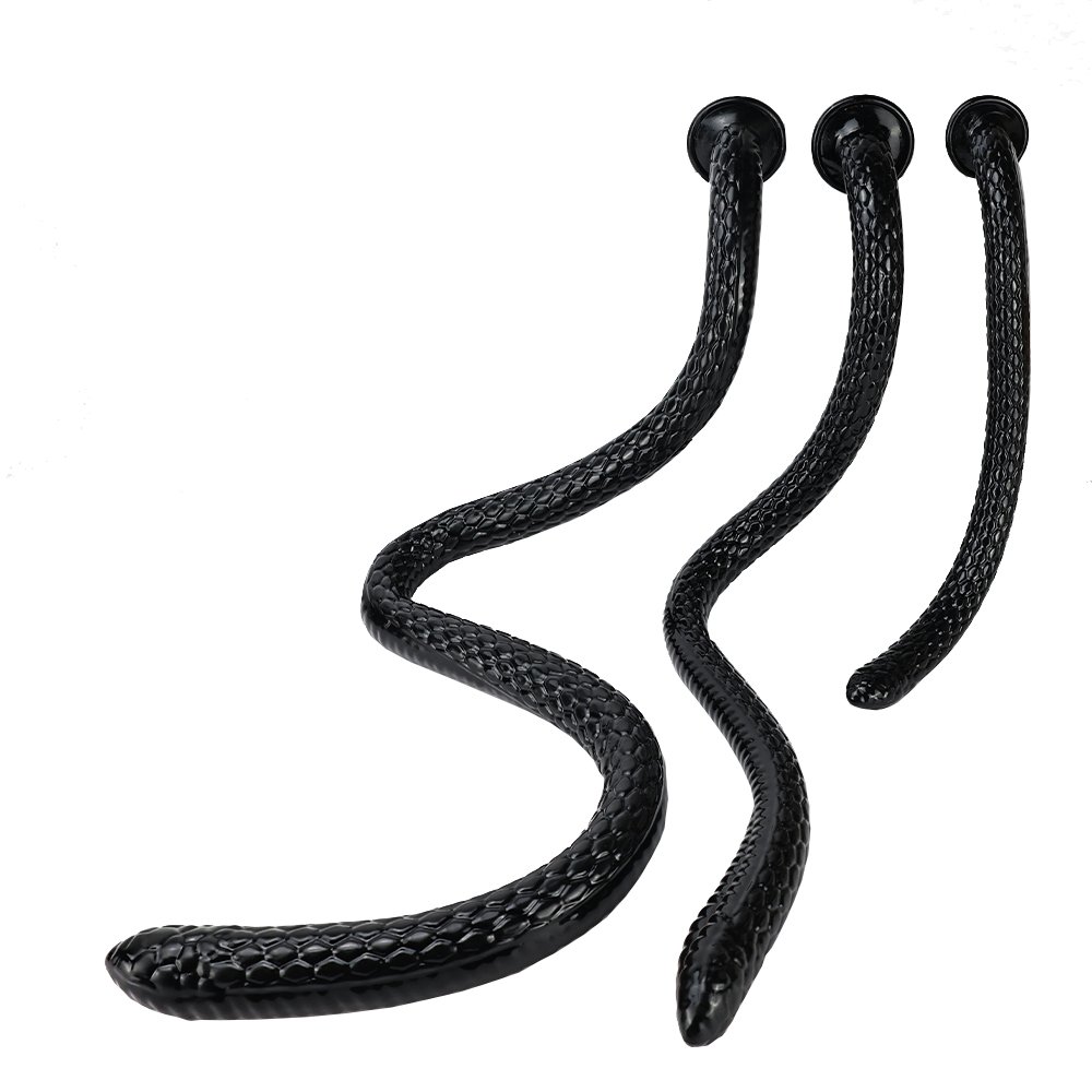 Dev Ekstra Uzun Anal Plug Siya - Cobra Extruder incelemesi ve fiyatı