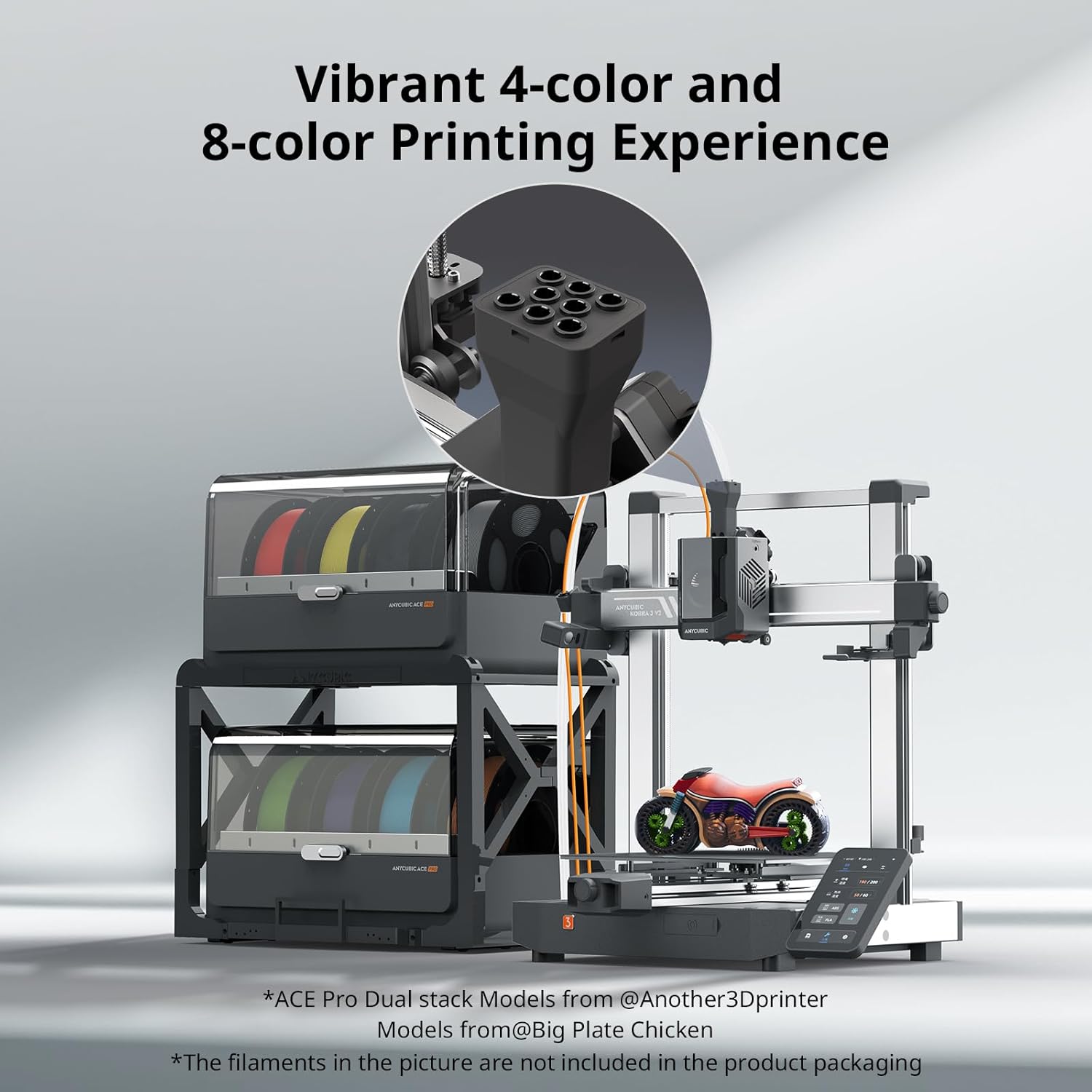 Kobra 3 V2 Combo 3D Yazıcı içi - 3D Printer incelemesi ve fiyatı